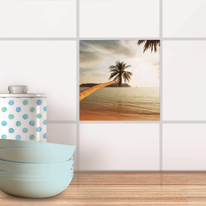 Fliesenaufkleber - Paradise