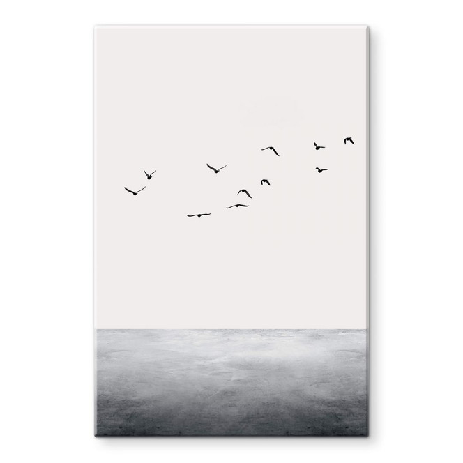 Glasbild Das offene Meer - Kubistika