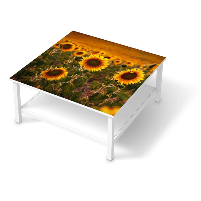 Klebefolie IKEA Hemnes Tisch 90x90cm - Sunflowers- Bild 1