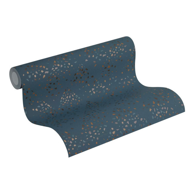 Livingwalls Vliestapete New Walls 50's Glam blau, braun, grün