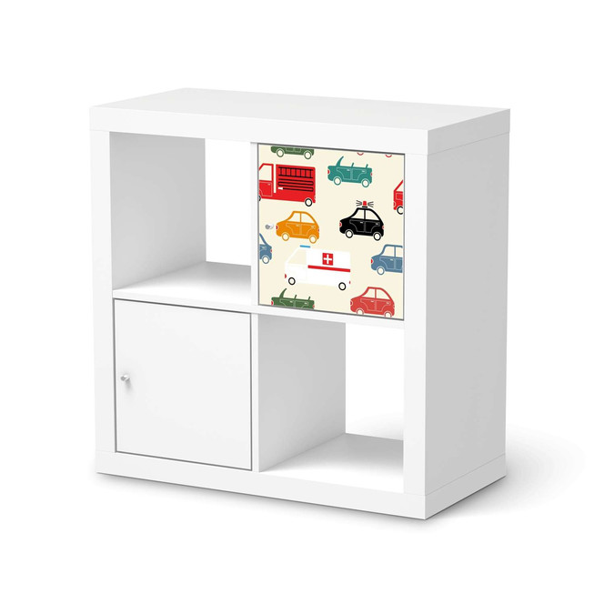 Möbelfolie IKEA Kallax Regal 1 Türe - Cars- Bild 1
