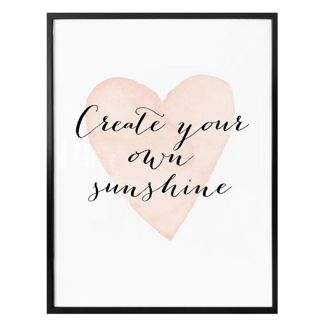 Poster Confetti & Cream - Create your own sunshine