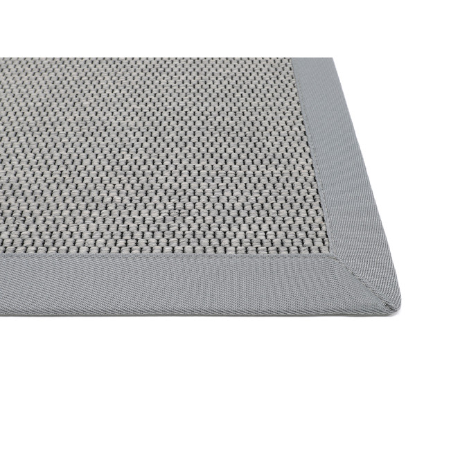 Turania Bordürenteppich Rechteck Wunschmass in grau