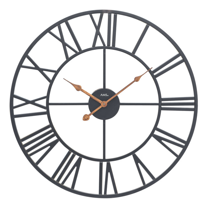Wanduhr Metallgehäuse modern