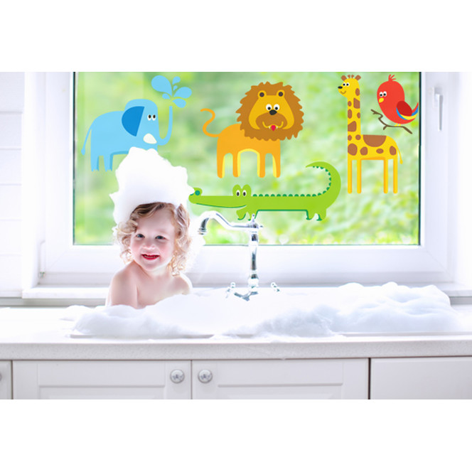 Fenstersticker Afrikas Freunde - Bild 1