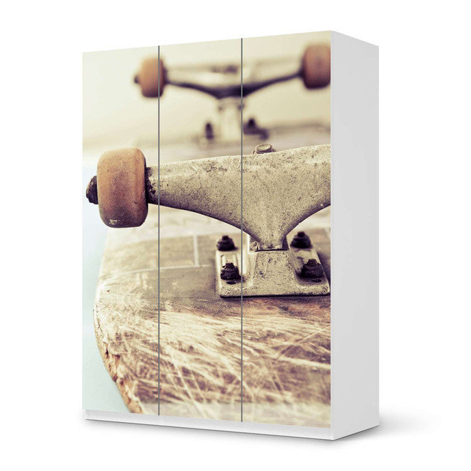 Folie IKEA Pax Schrank 201cm Höhe - 3 Türen - Skateboard- Bild 1