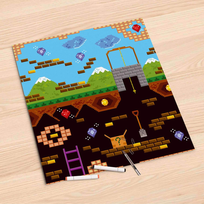Folienbogen (60x60cm) - Pixelmania- Bild 1