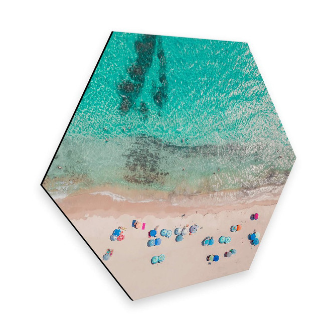 Hexagon - Alu-Dibond - Sisi & Seb - Am Strand