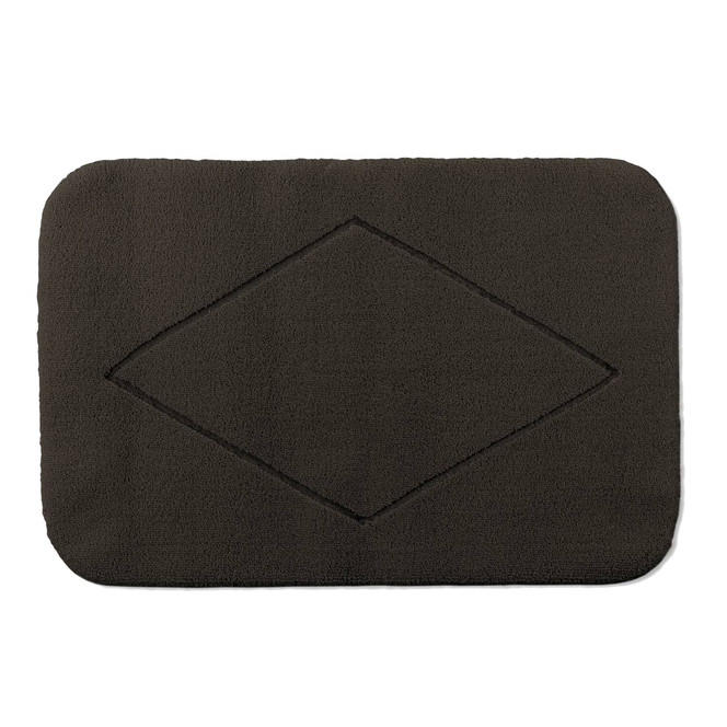 Raute Badteppich Wunschmass in Mocca 406