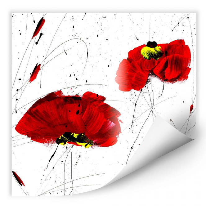 Wallprint Niksic - Roter Mohn