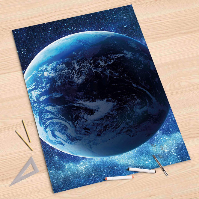 Folienbogen (80x120cm) - Planet Blue- Bild 1