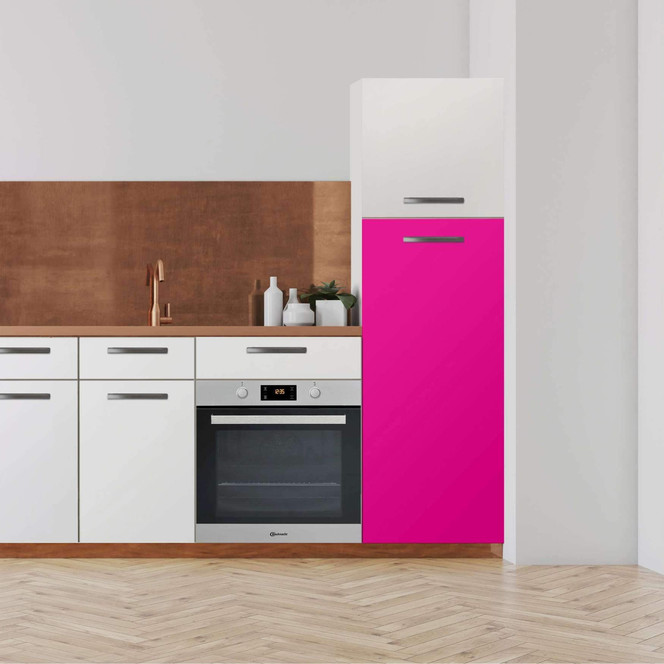 Klebefolie - Hochschrank (60x140cm) - Pink Dark- Bild 1