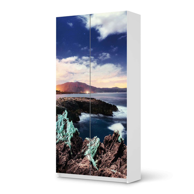 Klebefolie IKEA Pax Schrank 201cm Höhe - 2 Türen - Seaside- Bild 1