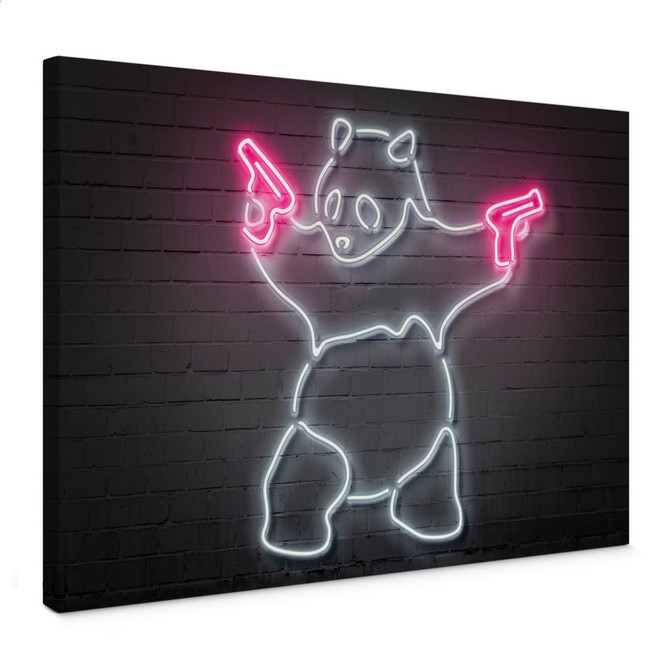 Leinwandbild Mielu - Panda