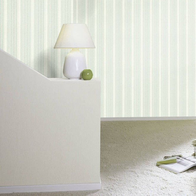 Rasch Vliestapete, Streifentapete #Tapetenwechsel II hellgrün