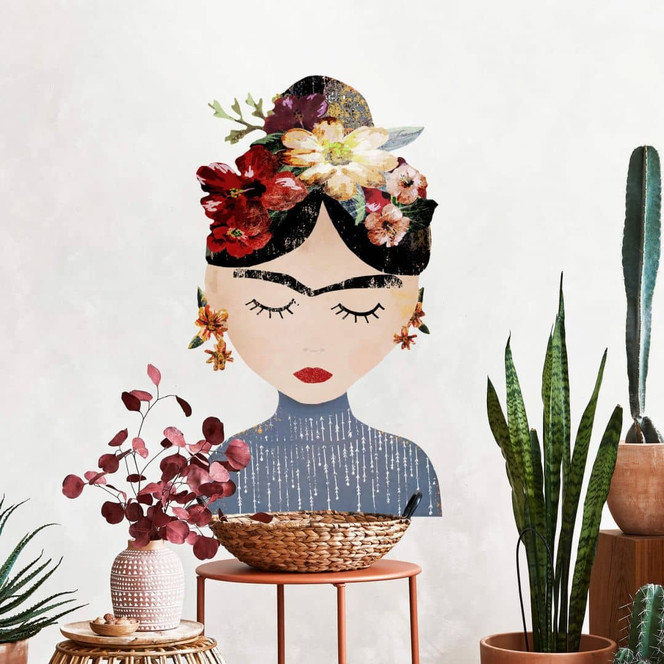 Wandtattoo Treechild - Blumige Frida
