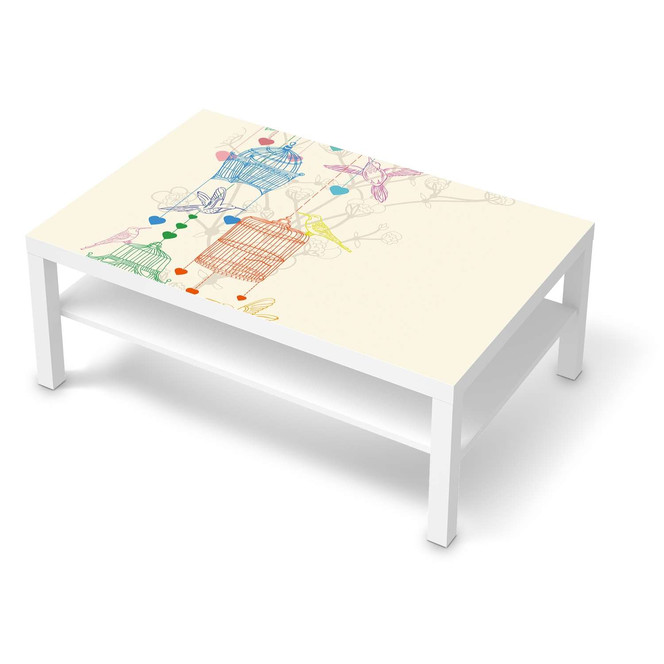 Klebefolie IKEA Lack Tisch 118x78cm - Birdcage- Bild 1