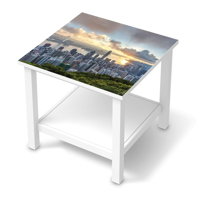 Möbel Klebefolie IKEA Hemnes Tisch 55x55cm - Hong Kong- Bild 1