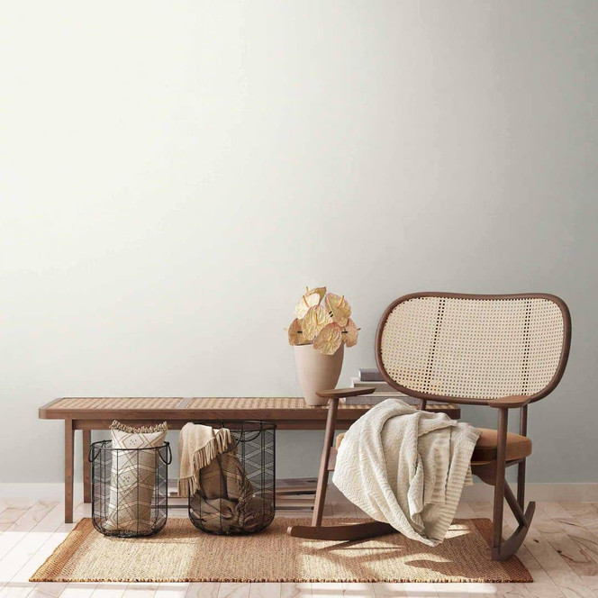 Tapete einfarbig Weiss mit Textilstruktur von A.S. Creation Uni-Vliestapete