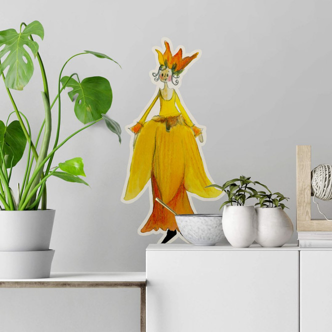 Wandtattoo Leffler - Blütenelfe März