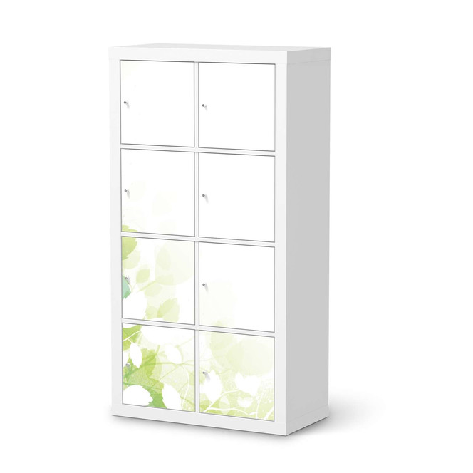 Folie IKEA Kallax Regal 8 Türen - Flower Light- Bild 1