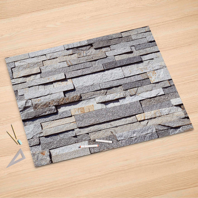 Folienbogen (150x100cm) - Granit-Wand- Bild 1