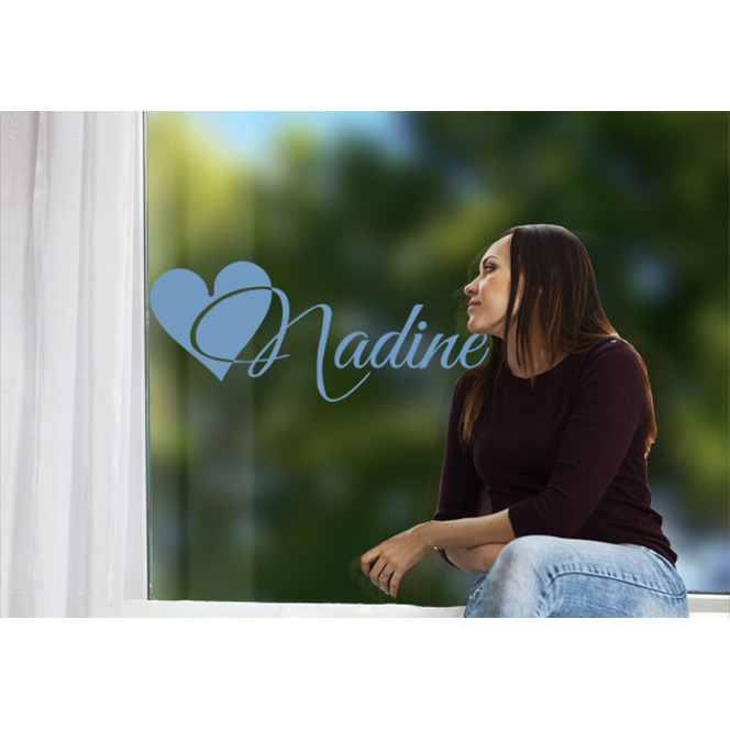 Glasdekor Wunschtext Initiale N - Bild 1