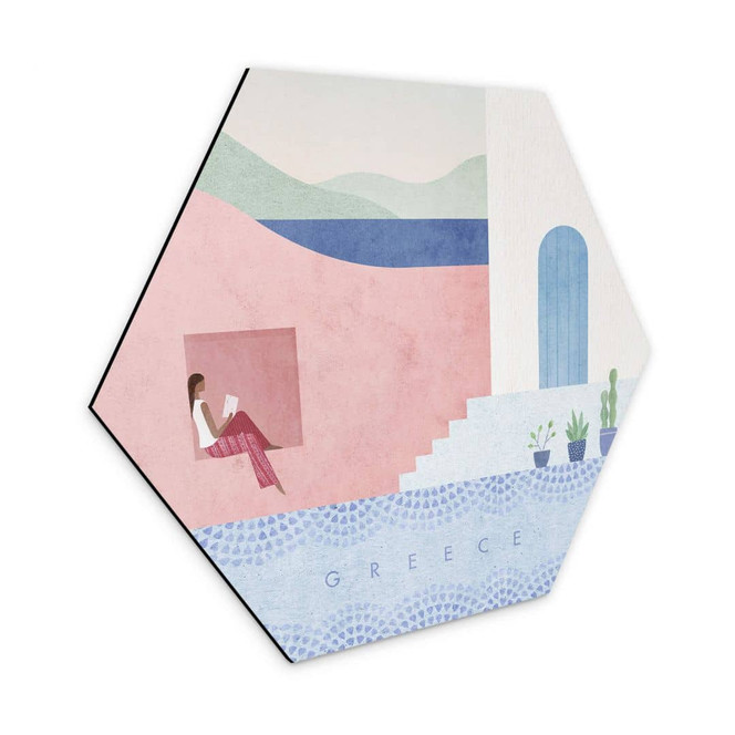 Hexagon - Alu-Dibond Rivers - Griechenland