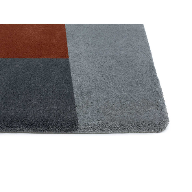 Joline Trio Rechteck Wunschmass in Extinguished Flame