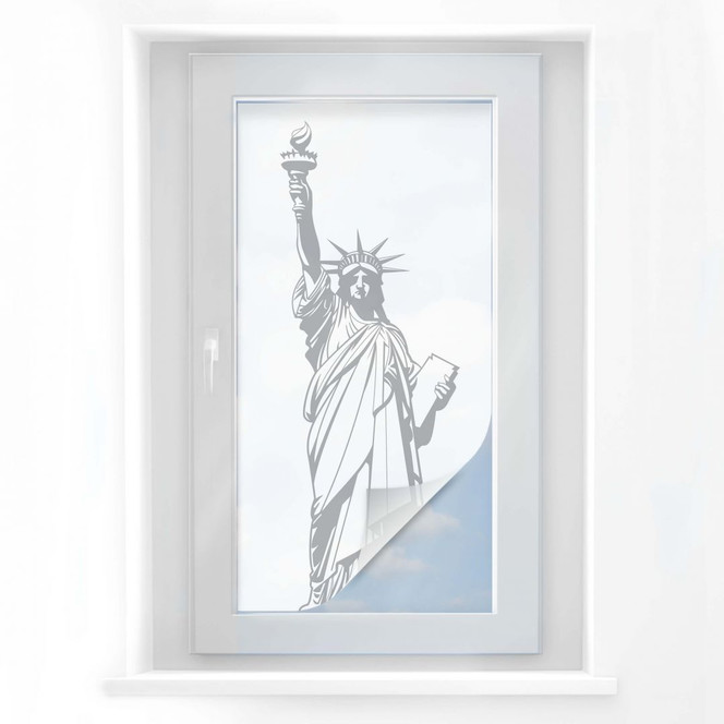 Sichtschutzfolie American Statue