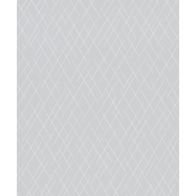 Vliestapete mit geometrischen Rauten grau Grafisch