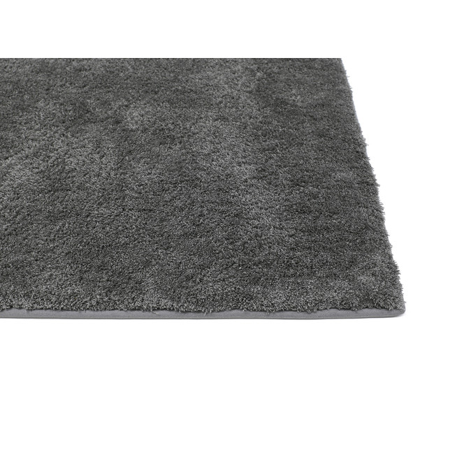 Yuki Velours Paspelteppich Wunschmass in Shadow
