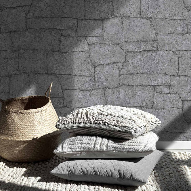 Erismann Vliestapete Focus schwarz