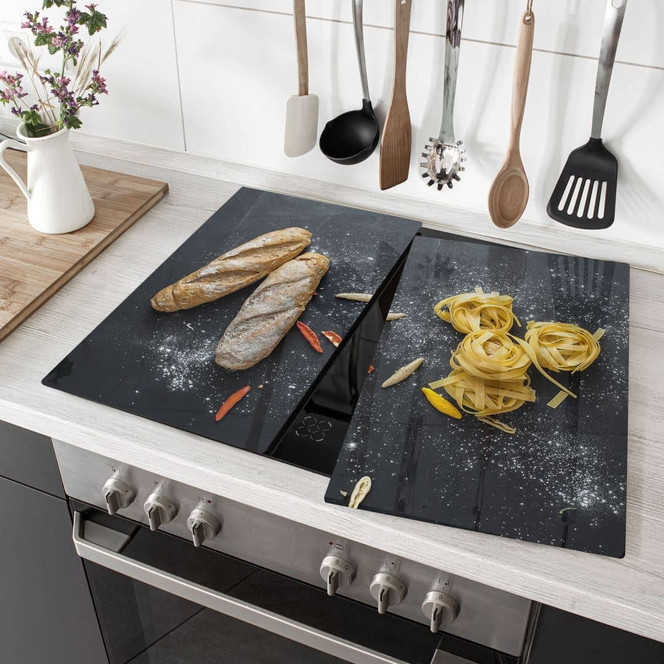 Herdabdeckplatte - Bread and Pasta