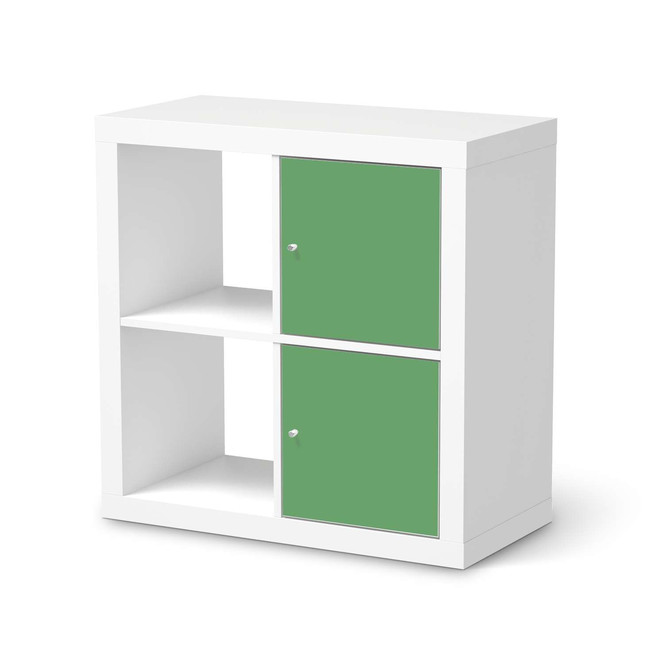 Klebefolie IKEA Expedit Regal 2 Türen (hoch) - Grün Light- Bild 1