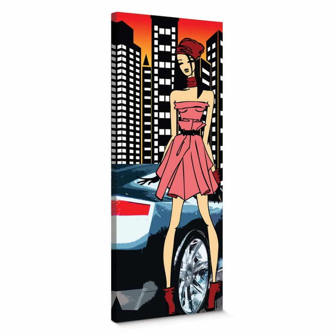 Leinwandbild Urban Girl Streetstyle