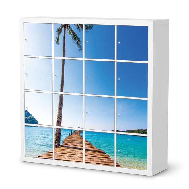 Möbelfolie IKEA Expedit Regal 16 Türen - Caribbean- Bild 1