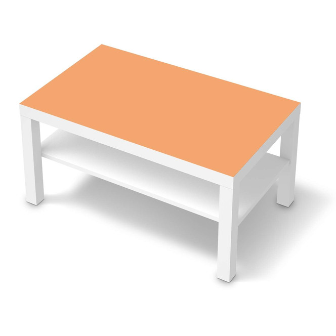 Möbelfolie IKEA Lack Tisch 90x55cm - Orange Light- Bild 1