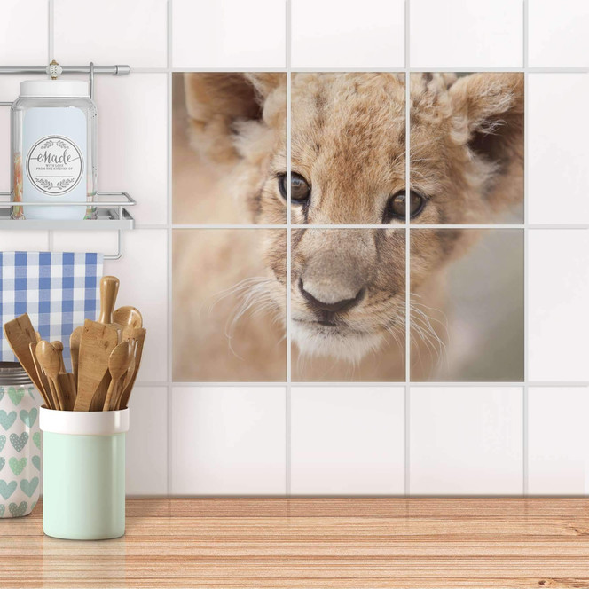 Fliesenaufkleber hoch - Simba - 6er Set