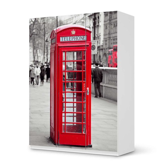 Folie IKEA Pax Schrank 201cm Höhe - 3 Türen - Phone Box- Bild 1