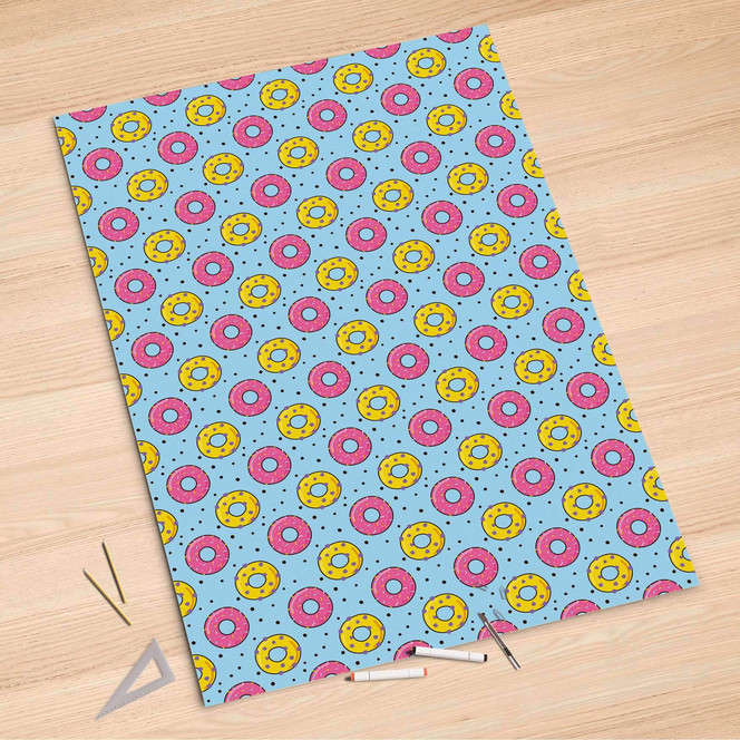 Folienbogen (100x150cm) - Donutparty- Bild 1