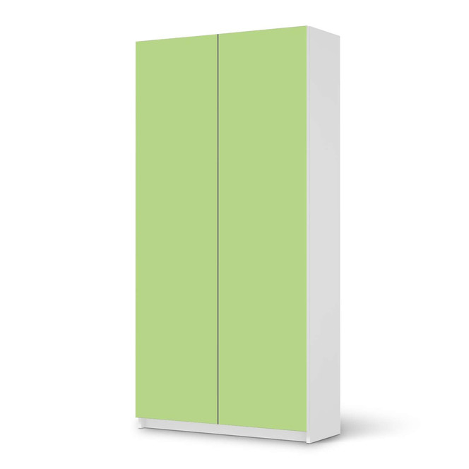 Klebefolie IKEA Pax Schrank 201cm Höhe - 2 Türen - Hellgrün Light- Bild 1
