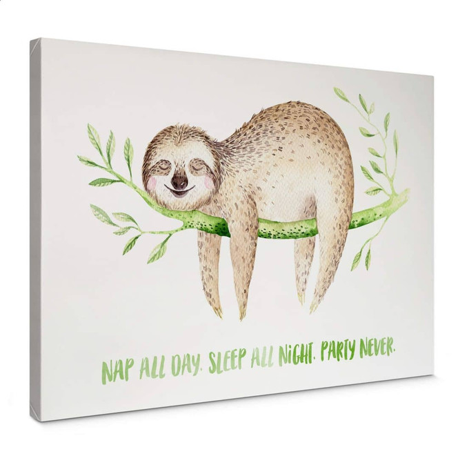 Leinwand Leinwandbild Kvilis - Nap all Day