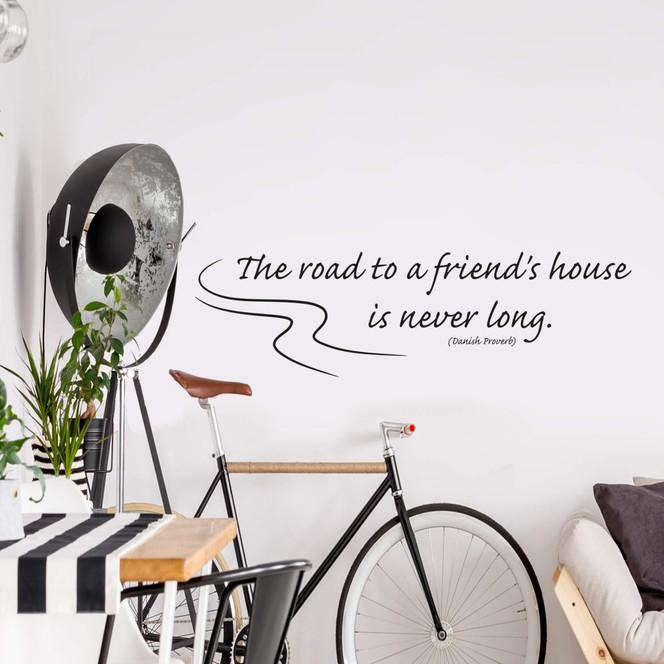 Wandtattoo The road to a friend's house...