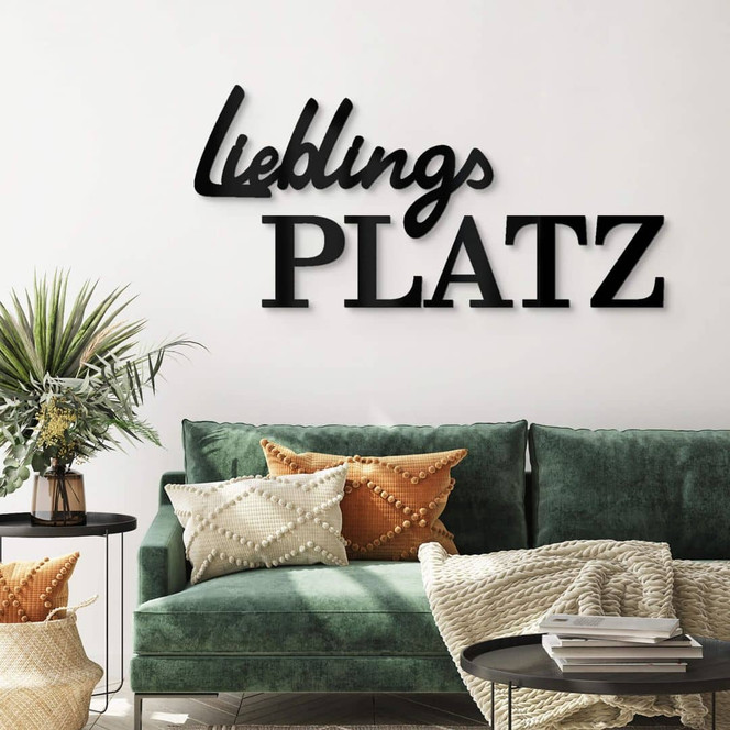 Acryldeko Lieblingsplatz