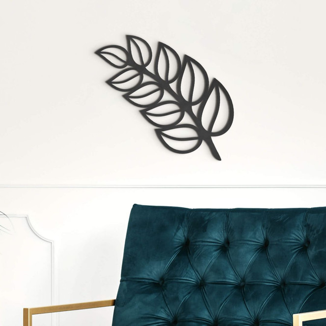 MDF - Holzdeko - Blatt Esche