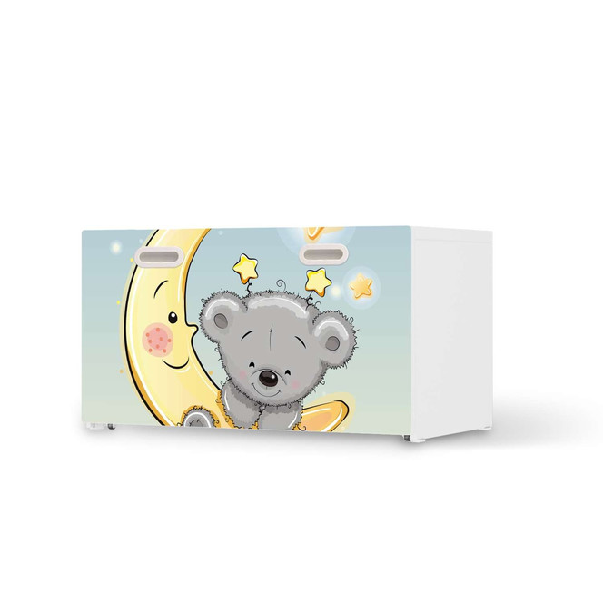 Möbelfolie IKEA Stuva / Fritids Bank mit Kasten - Teddy und Mond- Bild 1