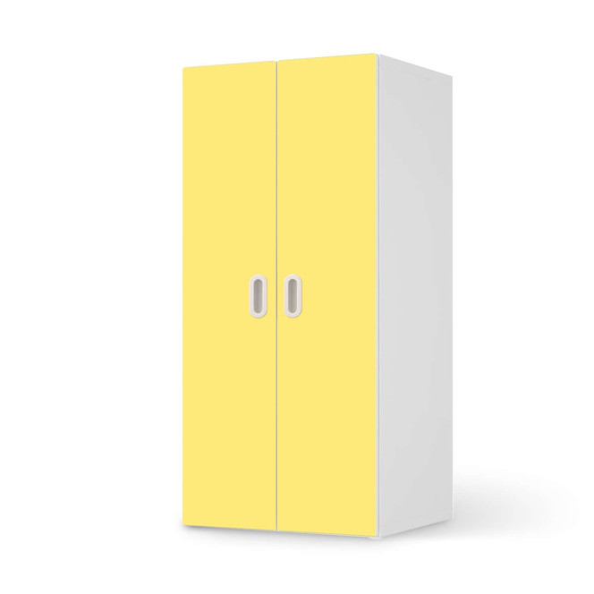Möbelfolie IKEA Stuva / Fritids Schrank - 2 grosse Türen - Gelb Light- Bild 1