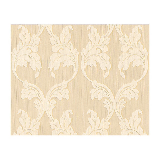 Mustertapeten Architects Paper Textiltapete Tessuto Hellelfenbein, Sandgelb