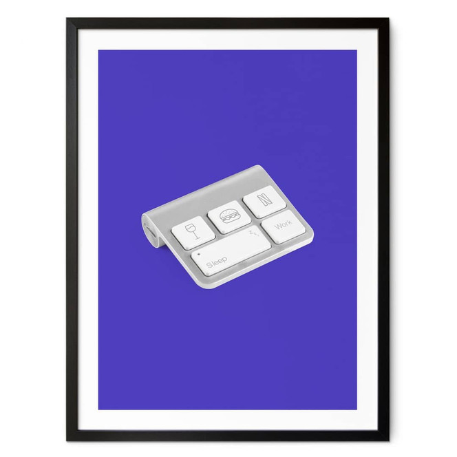 Poster Tastatur des Lebens - Pozdniakov